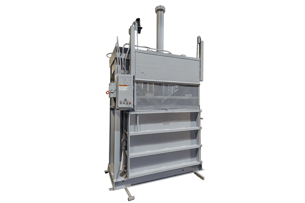 Used Semi-Automatic Vertical Baler For Sale - Front View