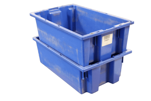 Used Stack and Nest Plastic Bins for Sale