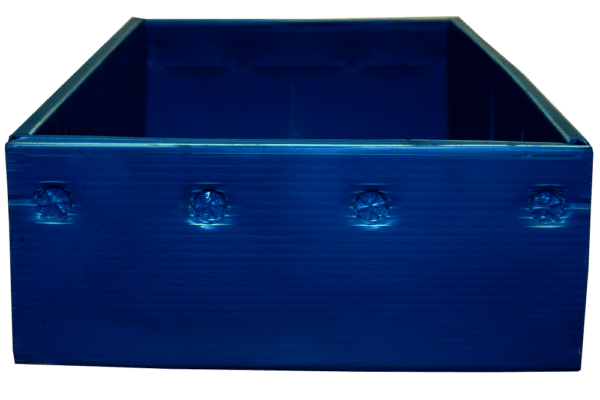 Used Blue Corrugated Bins (Wide)