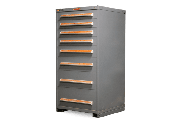 Pre-Owned 8 Drawer Stanley Vidmar Parts Cabinets