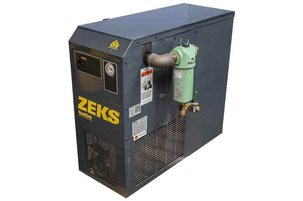 Used Zeks 125HSGA100 Refrigerated Air Dryer For Sale