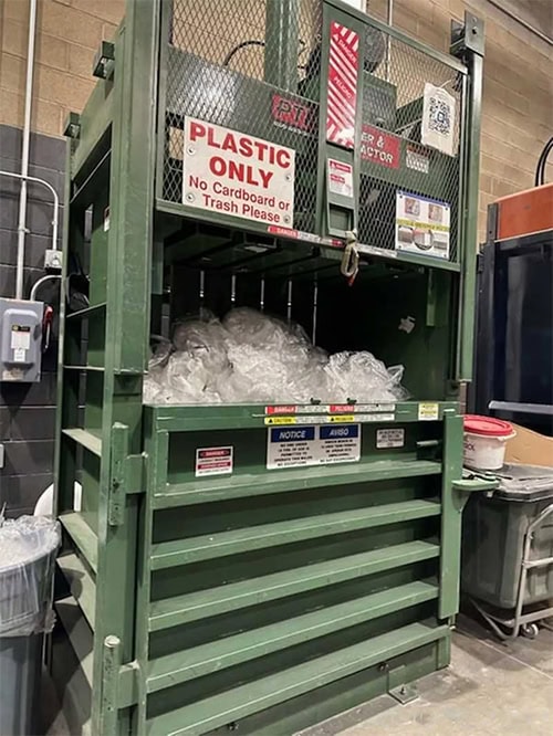 PTR 3400HD Vertical Baler Being Liquidated From A Facility In Seekonk, MA by American Surplus