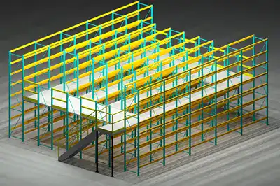Used Pallet Rack Supported Mezzanines For Sale In Missouri
