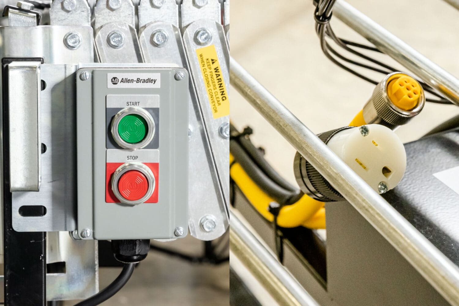 Start/Stop Controls & Power Cord for BestFlex Powered Flexible Conveyor