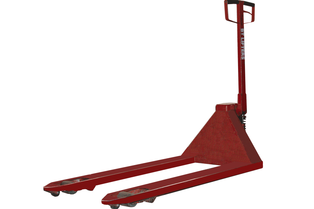 Our used Crown Manual Pallet Jacks can be repainted if neccessary, just ask!