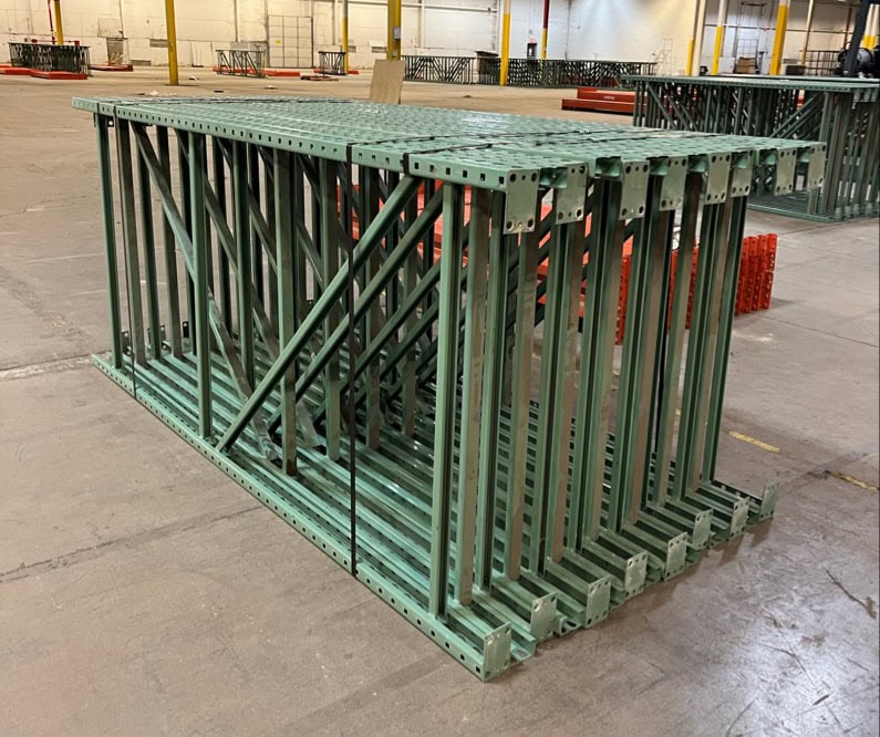 Teardrop Pallet Racking Liquidated From A Facility In Columbus, Ohio by American Surplus