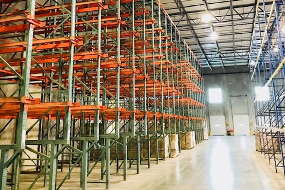 Drive-In racking from a warehouse equipment liquidation we completed in New York.