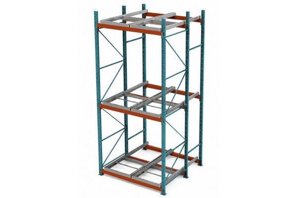 Used 2 Deep x 3 High Push Back Racking Systems
