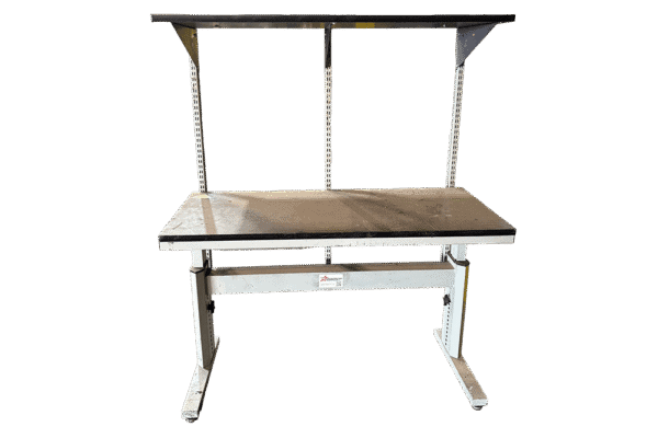Used Adjustable Height Workbench With Laminated Top