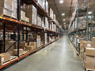 Images of used warehouse equipment liquidated from a warehouse in Mount Laurel, New Jersey