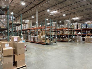 Images of used warehouse equipment liquidated from a warehouse in Mount Laurel, New Jersey