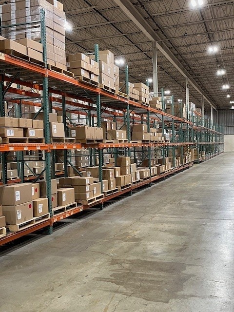 Images of used warehouse equipment liquidated from a warehouse in Mount Laurel, New Jersey