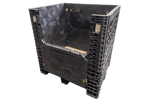 Used Bulk Containers w/ Drop Gate: 40" x 48 x 49" - Image 4