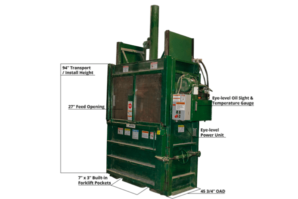 Used Wastequip Vertical Balers - Image 2