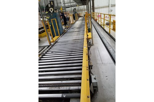 pallet conveyor front